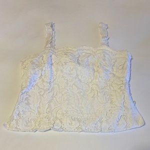 Carolina Herrera vintage lace top. Incredible detail.